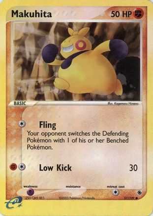 Makuhita - 57/109 (57) [Ruby and Sapphire] Reverse Holofoil