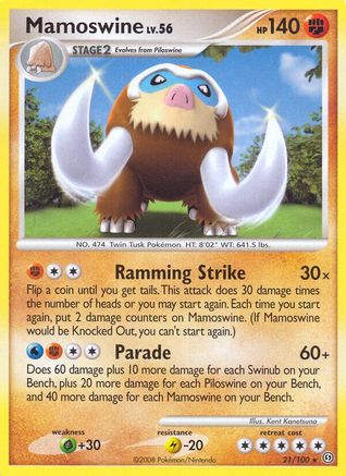 Mamoswine (21) [Stormfront] Reverse Holofoil