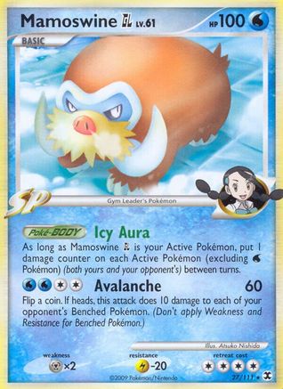 Mamoswine GL (27) [Rising Rivals] Reverse Holofoil