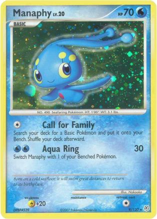 Manaphy (9) [Diamond and Pearl] Reverse Holofoil
