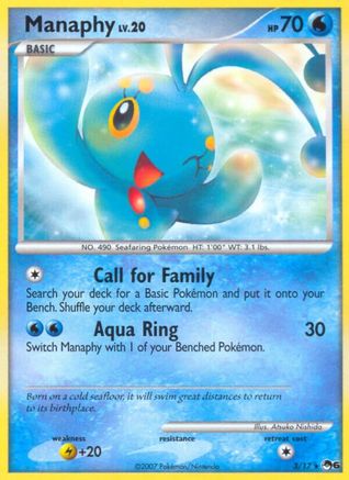 Manaphy (3) [POP Series 6]