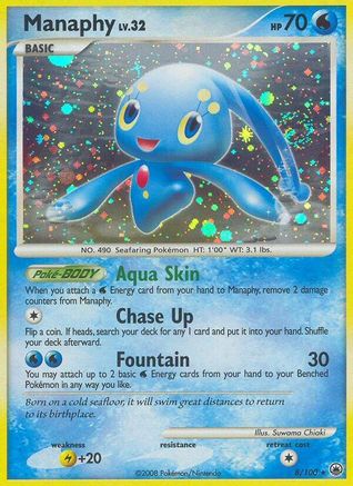 Manaphy (8) [Majestic Dawn] Reverse Holofoil