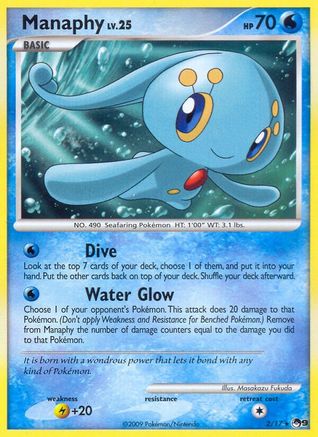Manaphy (2) [POP Series 9] Holofoil