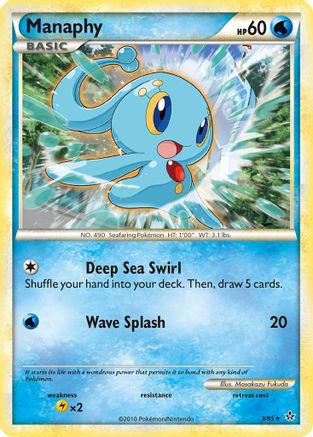 Manaphy (3) [Unleashed] Reverse Holofoil