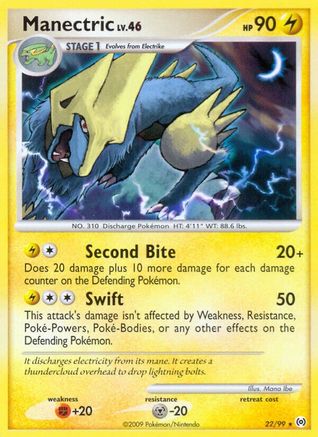 Manectric (22) (22) [Arceus] Reverse Holofoil