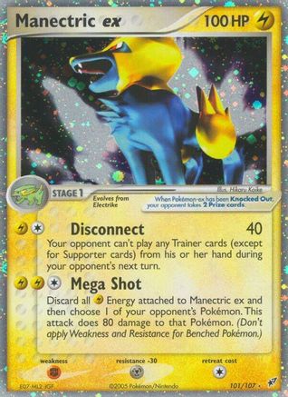 Manectric ex (101) [Deoxys]