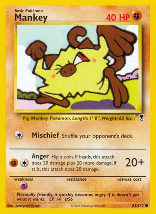 Mankey (81) [Legendary Collection] Reverse Holofoil