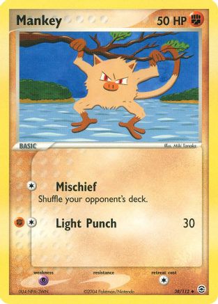 Mankey (38) [FireRed & LeafGreen] Reverse Holofoil
