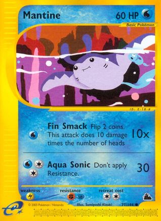 Mantine (77) [Skyridge] Reverse Holofoil