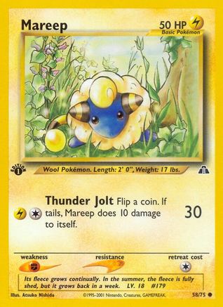 Mareep (58) [Neo Discovery] 1st Edition