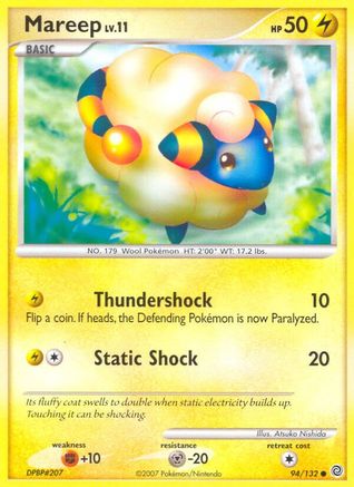 Mareep (94) [Secret Wonders] Reverse Holofoil