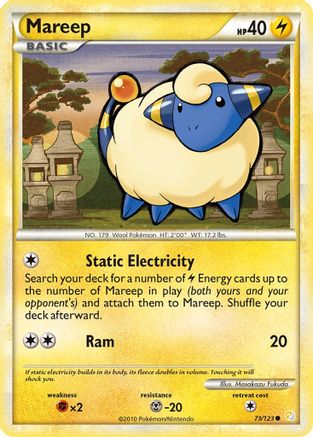 Mareep (73) [HeartGold SoulSilver] Reverse Holofoil