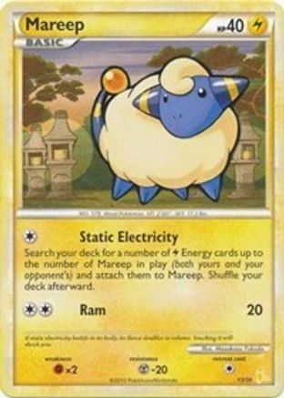 Mareep (#13) (13) [HGSS Trainer Kit: Gyarados & Raichu]