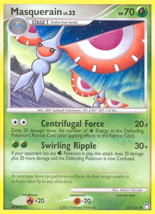 Masquerain (55) [Mysterious Treasures] Reverse Holofoil