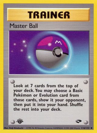 Master Ball (116) [Gym Challenge] Unlimited