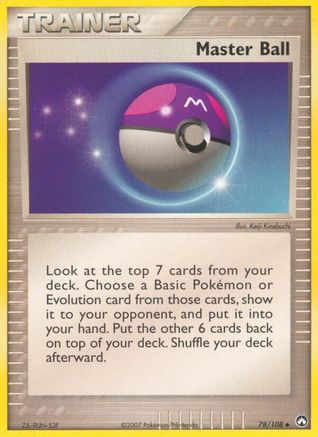 Master Ball (78) [Power Keepers]