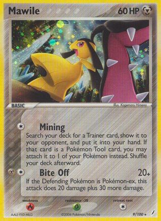 Mawile (9) [Crystal Guardians] Reverse Holofoil