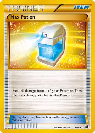 Max Potion (121 Secret Rare) (121) [Plasma Freeze] Holofoil