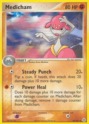 Medicham - 42/101 (42) [Hidden Legends] Reverse Holofoil