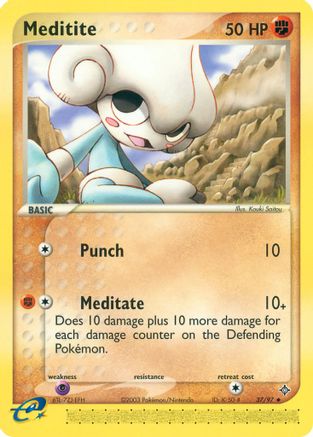 Meditite (37) [Dragon] Reverse Holofoil