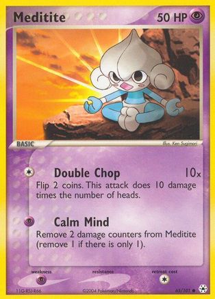 Meditite - 65/101 (65) [Hidden Legends]
