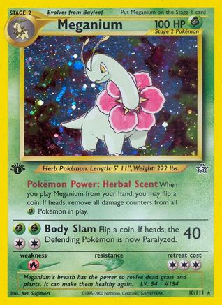 Meganium (10) (10) [Neo Genesis] Unlimited Holofoil