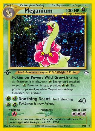 Meganium (11) (11) [Neo Genesis] Unlimited Holofoil