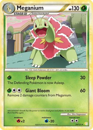 Meganium (26) [HeartGold SoulSilver]