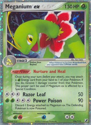 Meganium ex (106) [Unseen Forces] Holofoil