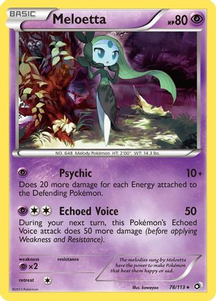 Meloetta (78) (78) [Legendary Treasures] Reverse Holofoil
