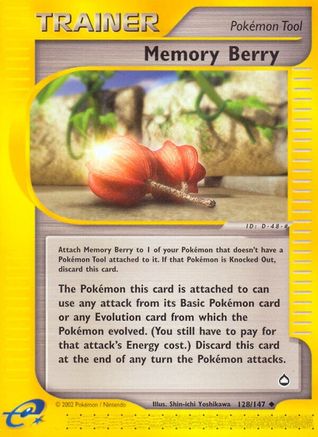 Memory Berry (128) [Aquapolis] Reverse Holofoil