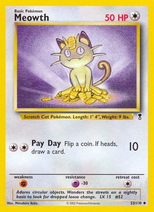 Meowth (53) [Legendary Collection] Reverse Holofoil