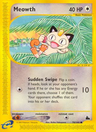 Meowth (78) [Skyridge]