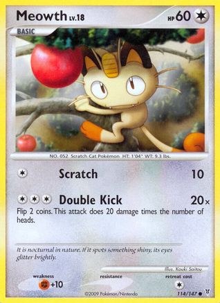 Meowth (114) [Supreme Victors] Reverse Holofoil