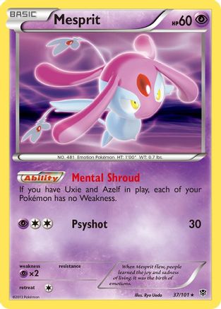 Mesprit (37) [Plasma Blast] Holofoil
