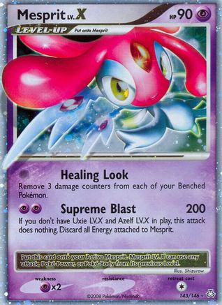Mesprit LV.X (143) [Legends Awakened] Holofoil