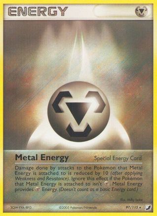 Metal Energy (Special) (97) [Unseen Forces] Reverse Holofoil