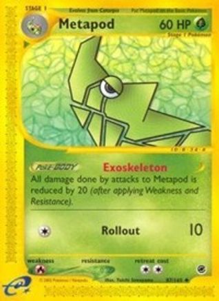Metapod (87) [Expedition] Reverse Holofoil