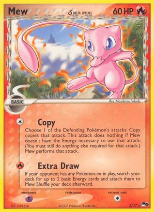 Mew (Delta Species) (3) [POP Series 5] Holofoil