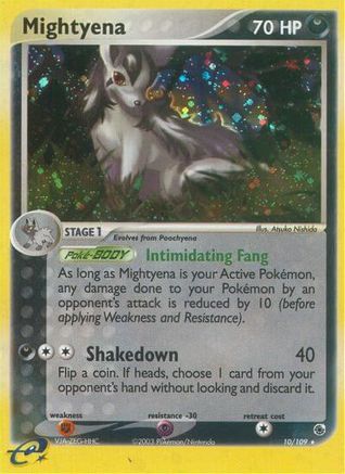 Mightyena - 10/109 (10) [Ruby and Sapphire] Reverse Holofoil