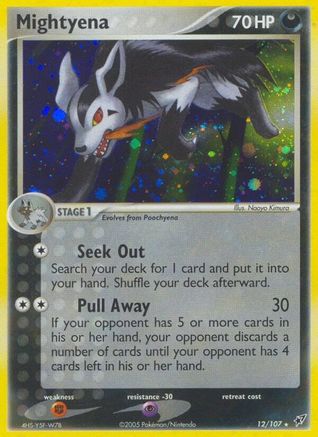 Mightyena (12) [Deoxys] Reverse Holofoil