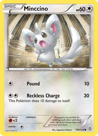 Minccino (109) [Dragons Exalted] Reverse Holofoil