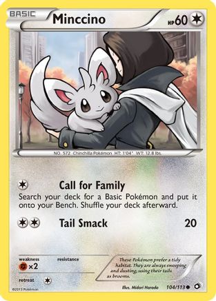 Minccino (104) [Legendary Treasures] Reverse Holofoil