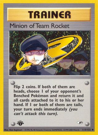 Minion of Team Rocket (113) [Gym Heroes] Unlimited