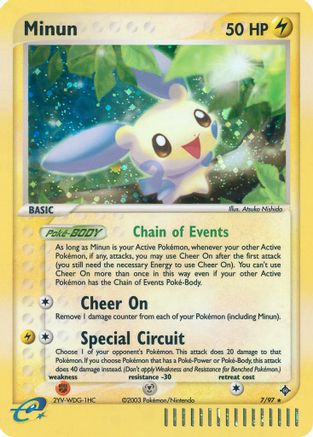 Minun (7) [Dragon] Holofoil