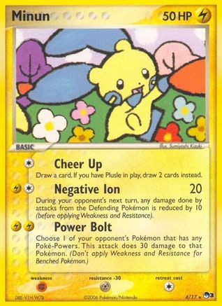 Minun (4) [POP Series 3] Holofoil