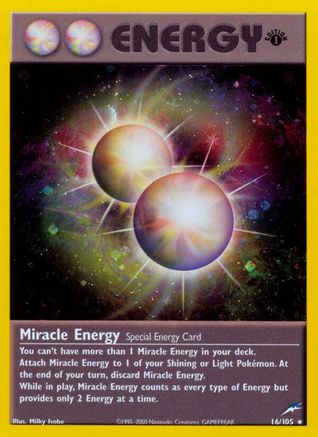 Miracle Energy (16) [Neo Destiny] 1st Edition Holofoil