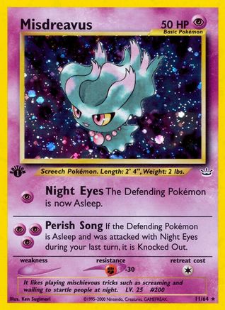 Misdreavus (11) [Neo Revelation] Unlimited Holofoil
