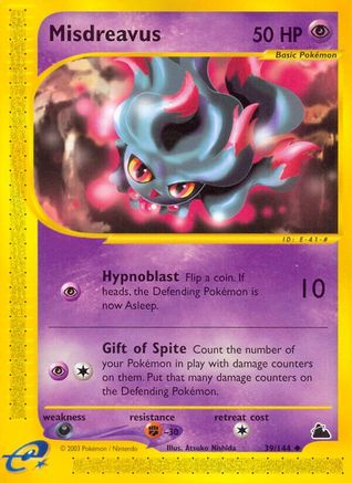 Misdreavus (39) [Skyridge] Reverse Holofoil