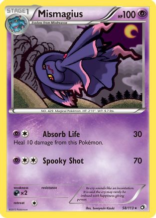 Mismagius (58) [Legendary Treasures] Reverse Holofoil